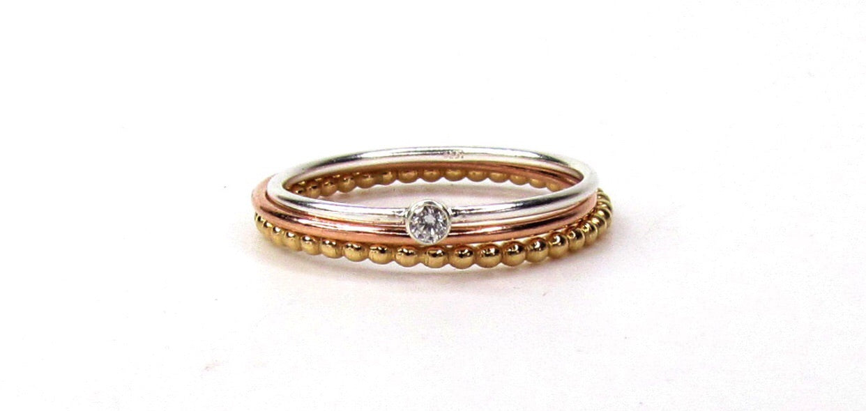 Stackable Rings Set, Stacking Rings
