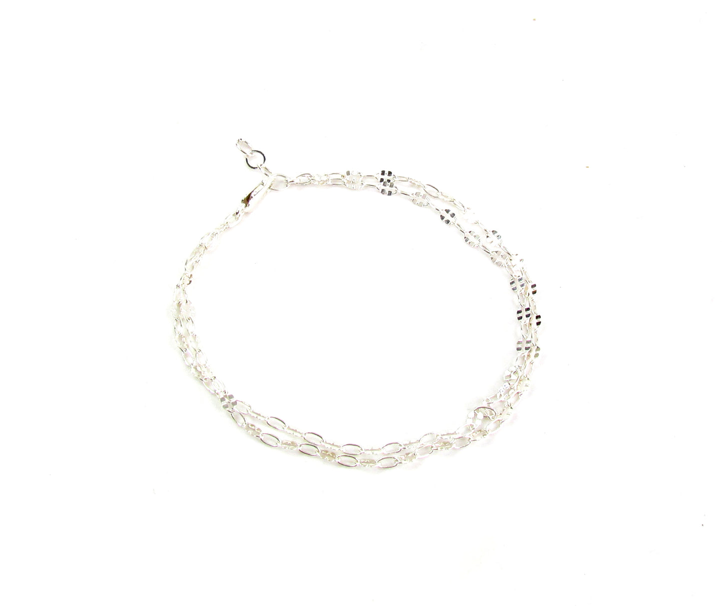 Double Strand Lace Chain Bracelet