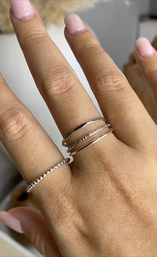 Three's the Charm Ring Stack