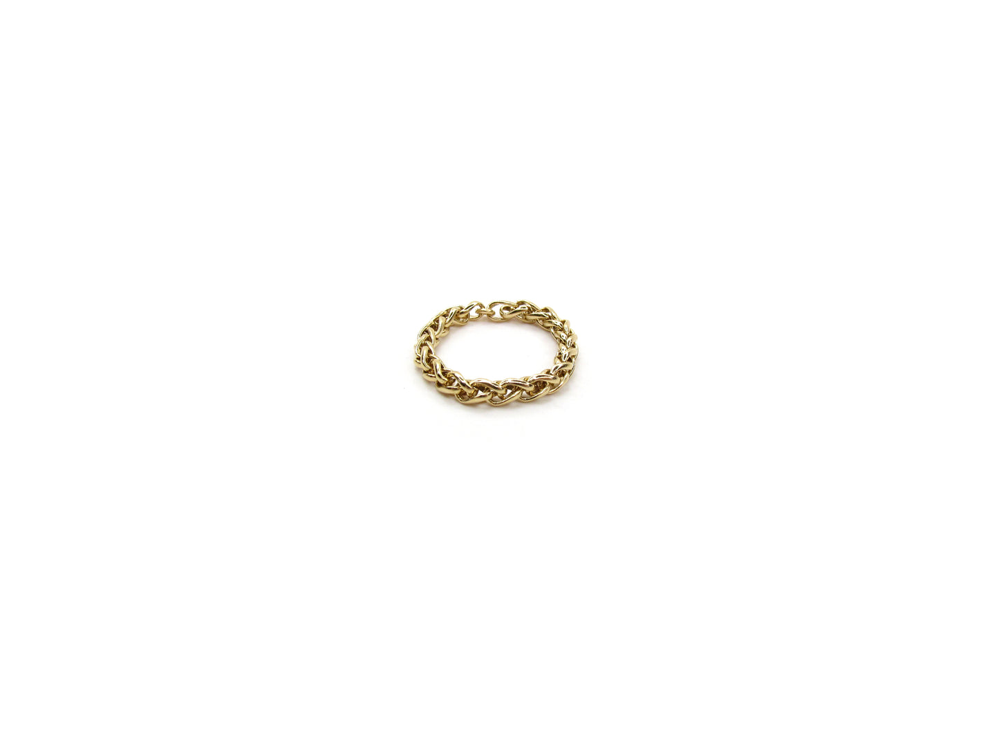 Chunky Woven Chain Ring- UNISEX