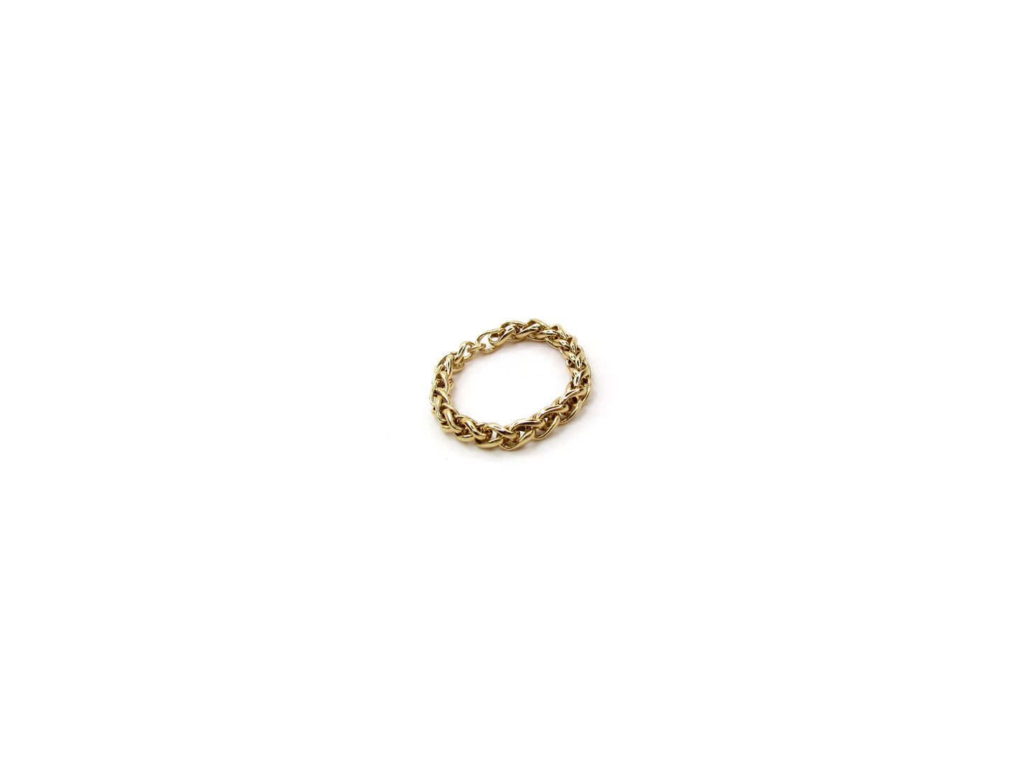 Chunky Woven Chain Ring- UNISEX