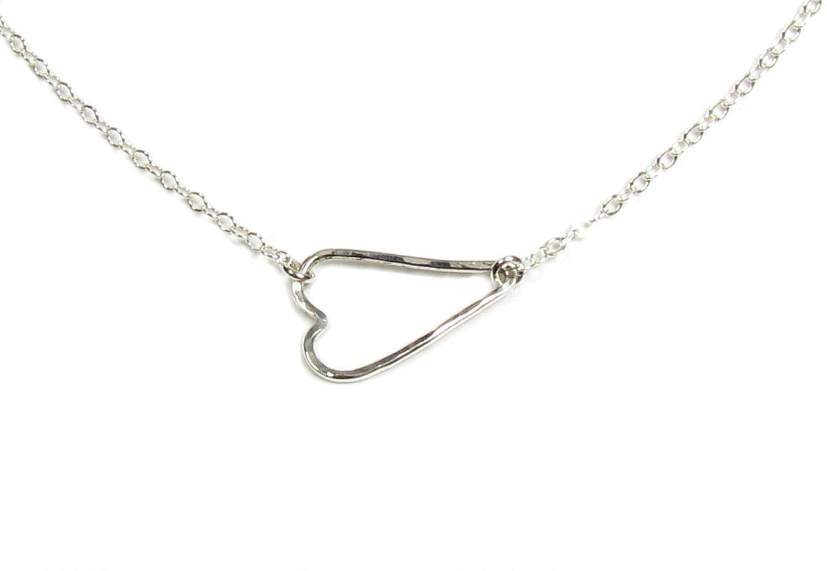 Sideways Heart Necklace