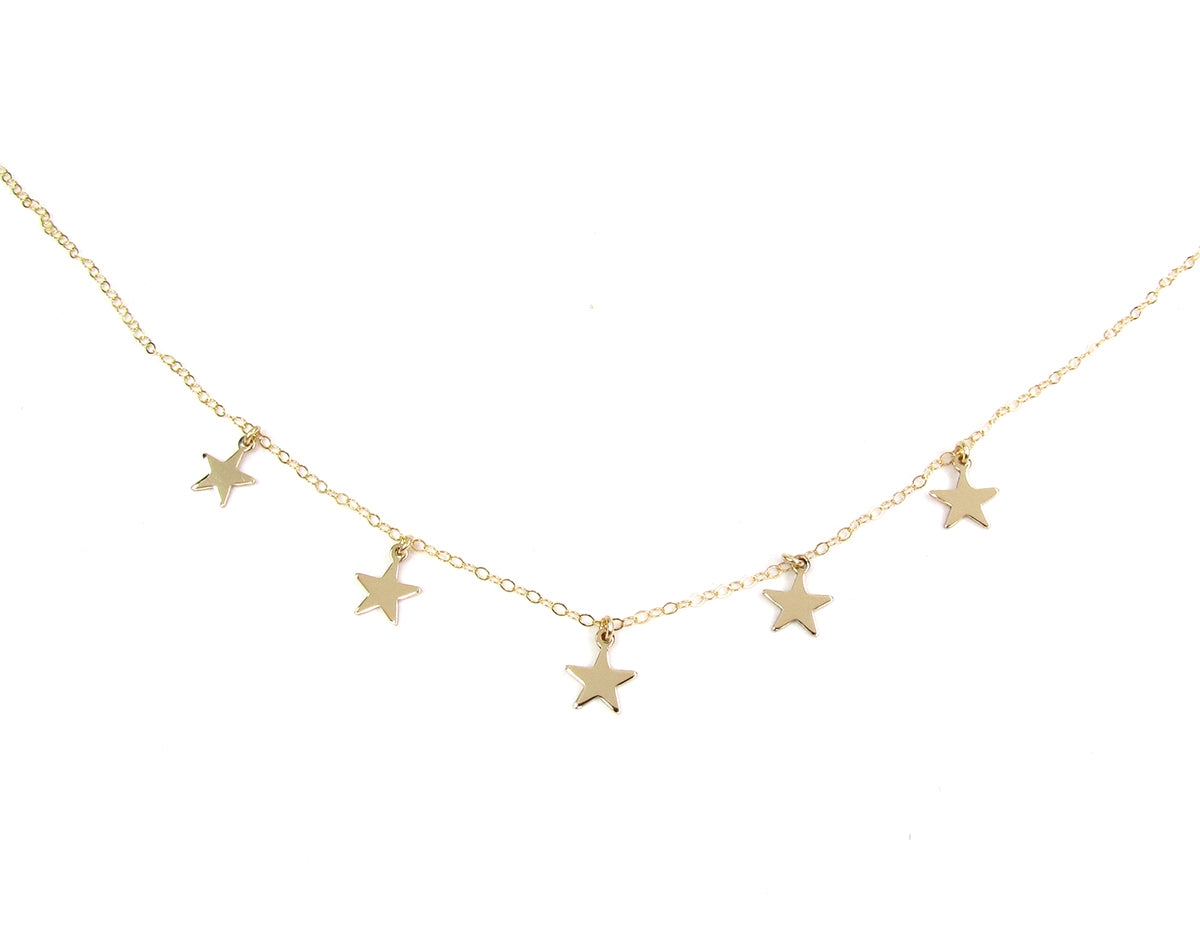 5 Star Choker Necklace