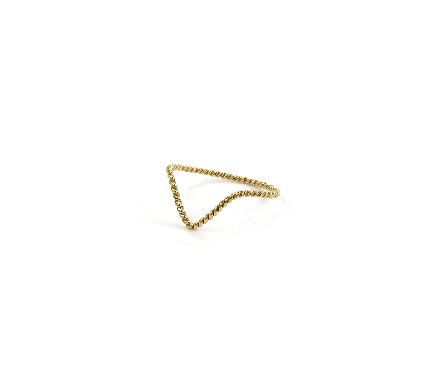 Twisted Chevron Stack Ring