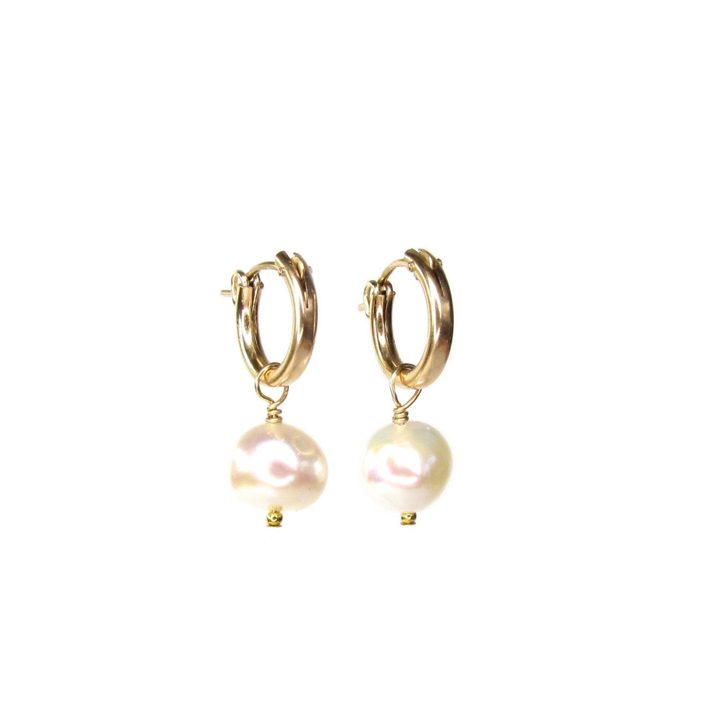 Freshwater Baroque Pearl Hoops