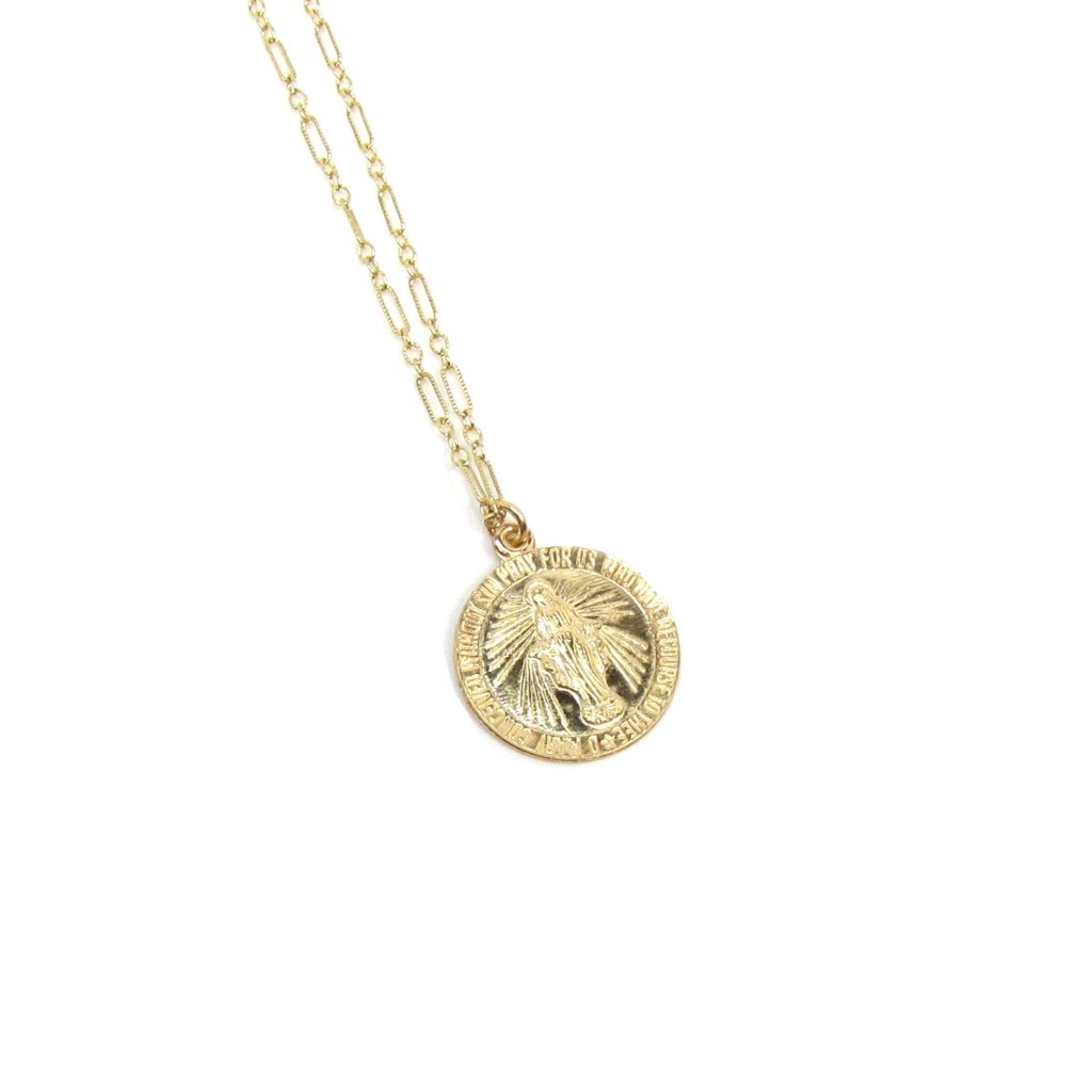 Miraculous Mary Coin Necklace