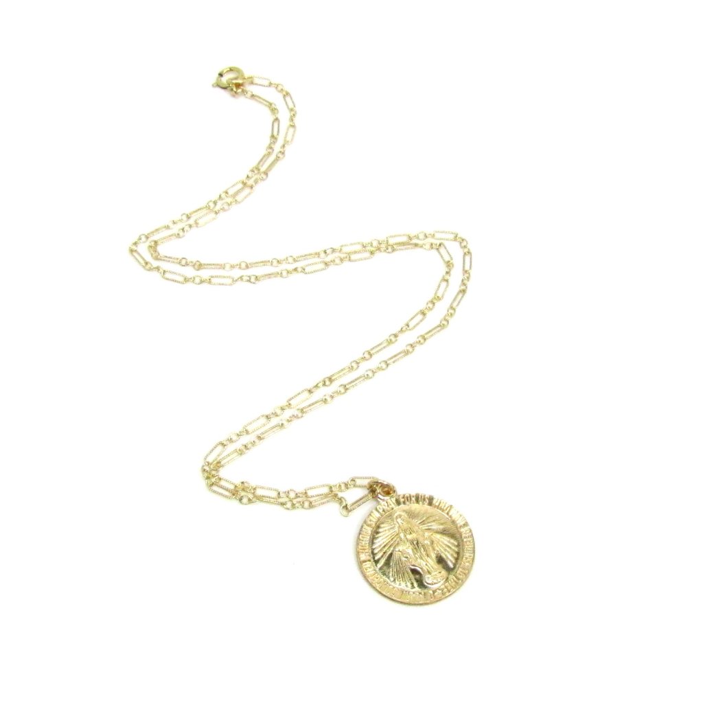 Miraculous Mary Coin Necklace