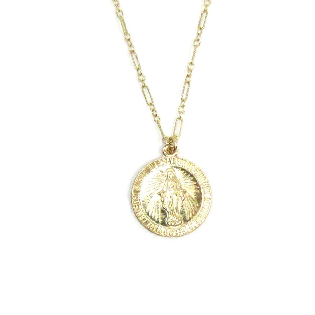 Miraculous Mary Coin Necklace