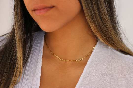 Rectangle Layering Chain Necklace