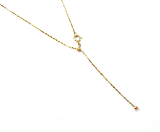 Adjustable Box Chain Necklace