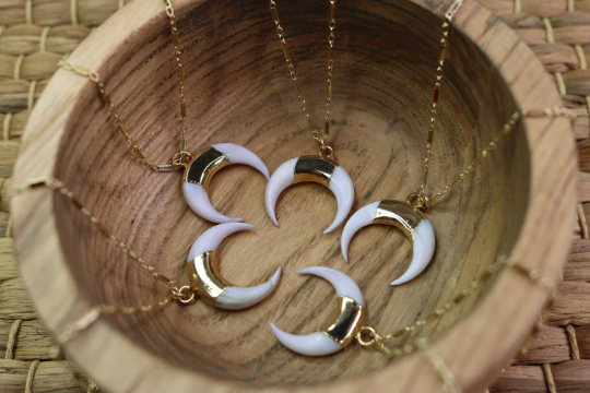 By The Horns • Double Horn Necklace