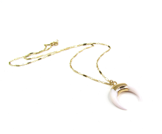By The Horns • Double Horn Necklace