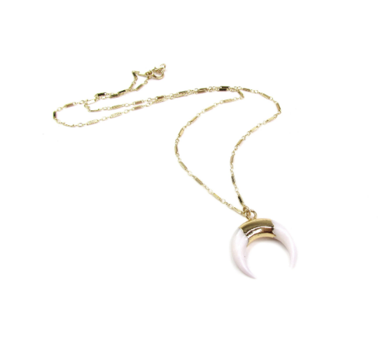 By The Horns • Double Horn Necklace