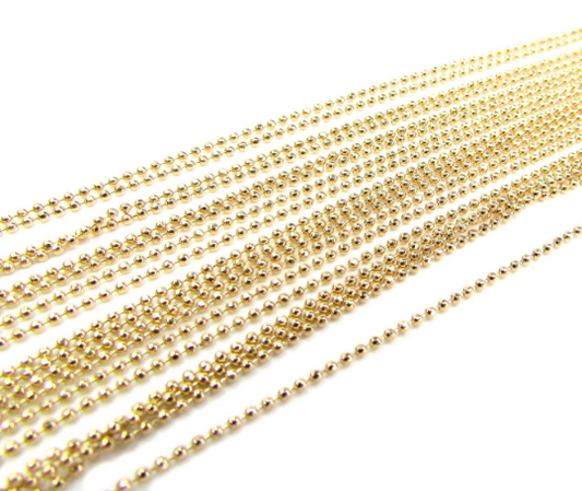 14K Sparkle Bead Chain