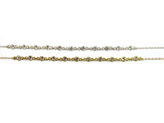 Cubic Zirconia Choker Necklace