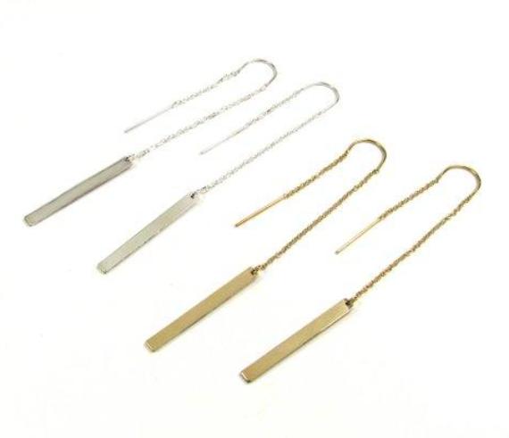 Bar Threader Earrings