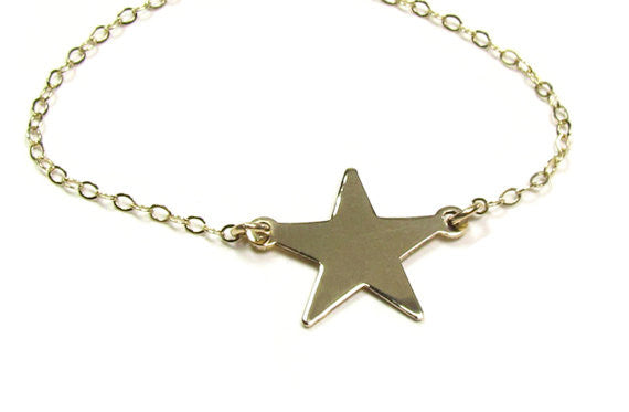 14K Star Necklace