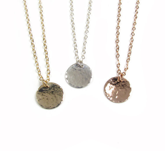 Set of 3 Layering Necklaces with Personalized Engraved Bar Necklace