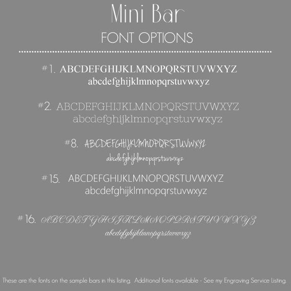 Mini Bar Engraved Necklace