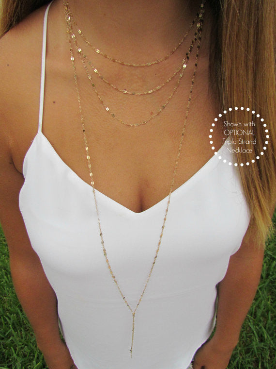 Wrap Lariat Necklace - Wear 11 ways