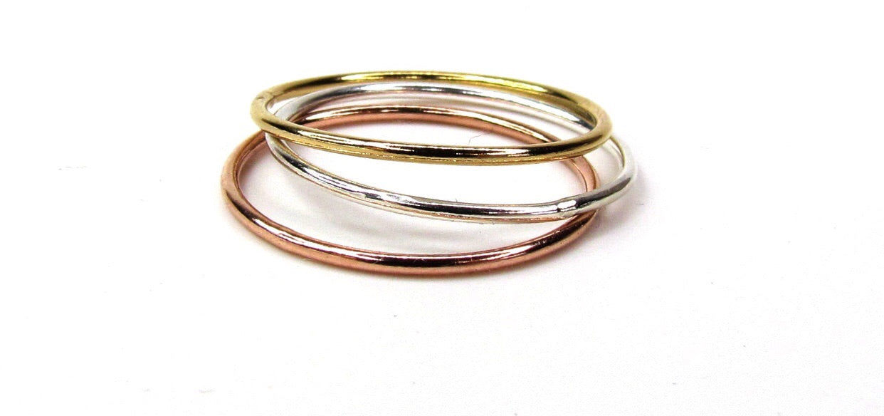 Polished Stack Rings