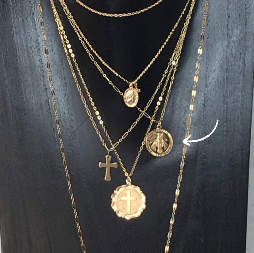 Miraculous Mary Coin Necklace