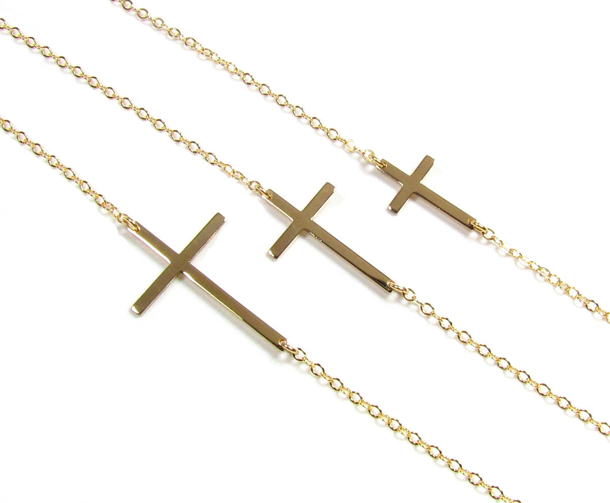 Sideways Cross Necklace - Kelly Ripa